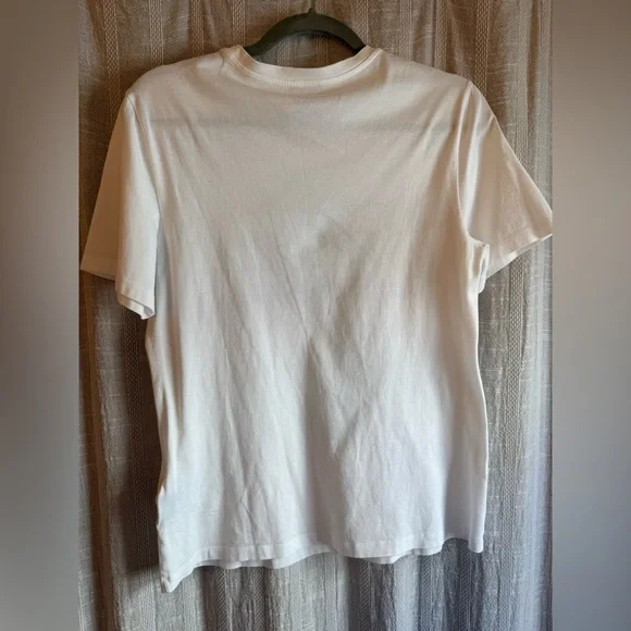 Versace Classic White Tee w/ Safety Pin Print - Picture 3 of 8